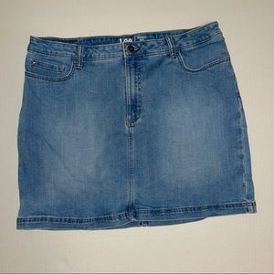 Lee Denim Mid-rise Skort Women SZ 18
